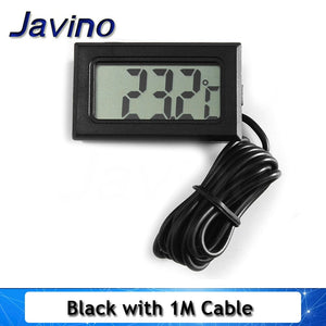 Mini LCD digital thermometer used for freezer temperature - 50-110℃ refrigerator thermometer indoor and outdoor waterproof probe