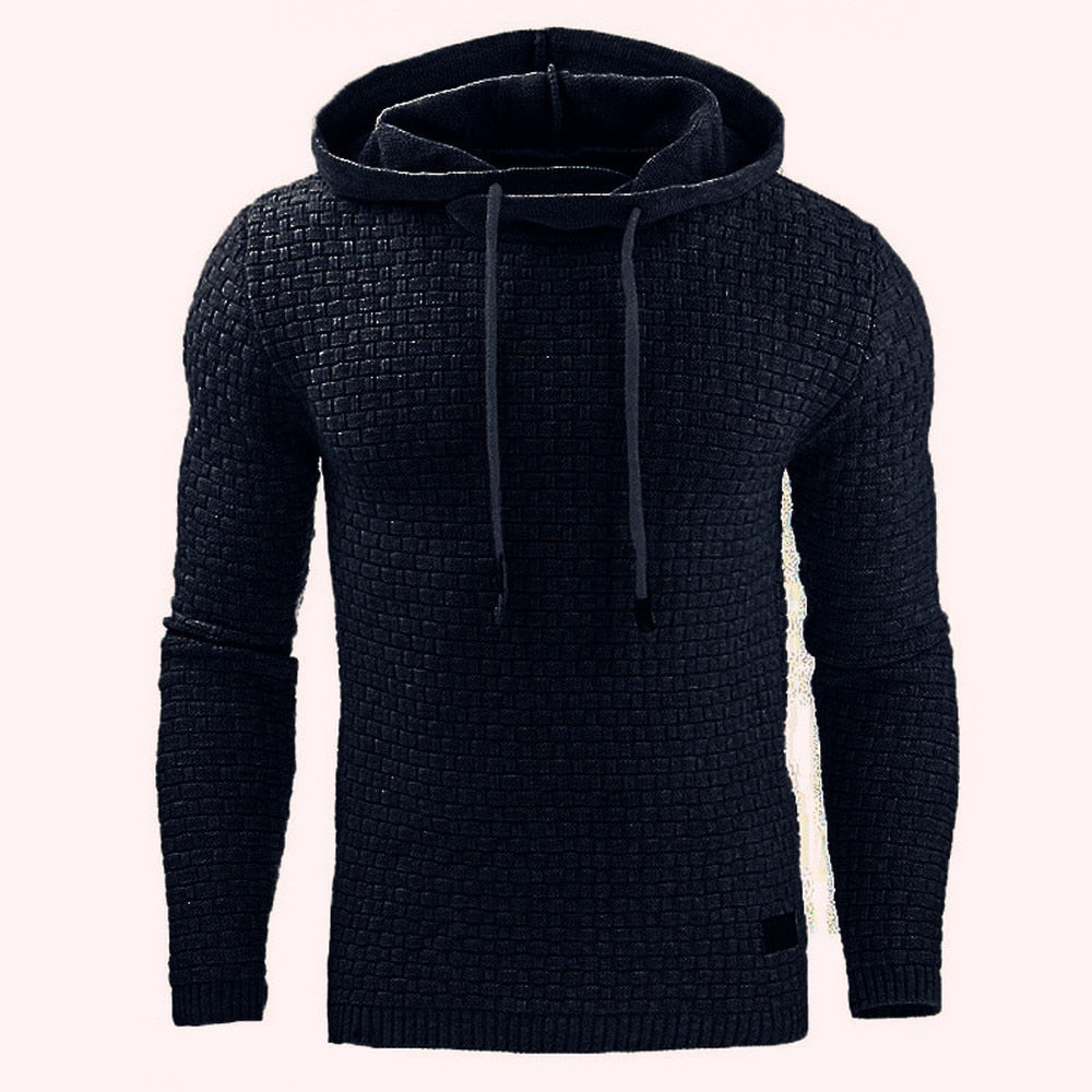 Men&#39;s Hoodies Slim Hooded Sweatshirts Mens Pullover Male Casual Sportswear Streetwear Clothing