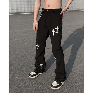 Jeans For Men Loose Casual Pants Streetwear Jeans Black Jeans Printed Jeans High Jeans Pants Graffiti White Denim Jeans Mens