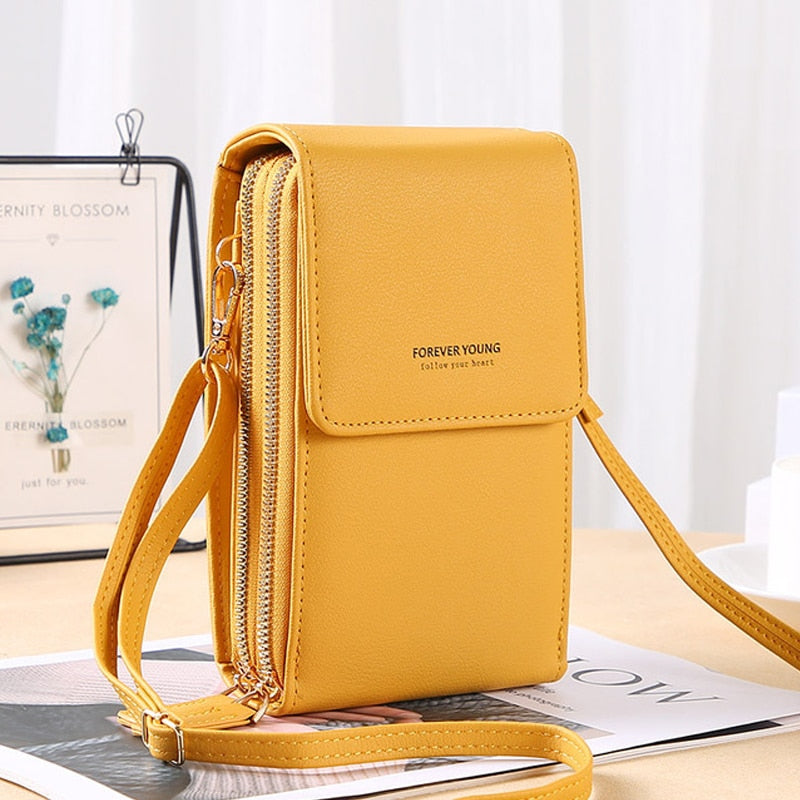Buylor Women&#39;s Bag 2023 Trend Handbags Soft Leather Small Wallets Touch Screen Cell Phone Purse Fashion Crossbody Shoulder Bags