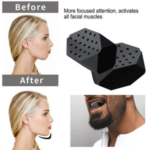 2pc Jawline Exerciser Jaw Silicone Face Masseter Exercise  Accessories Facial Mouth Jawline Jaw Chew Ball Bite Breaker Trainin