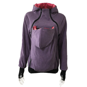 Thickened Pregnancy Cloth Babywearing Maternity Hoodies Baby Carrier Jacket Kangaroo Outerwear Hoodies Multiple Colors Available