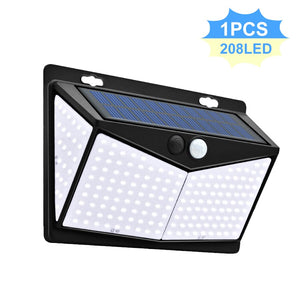 468 208 310 LED Solar Lamps 3 Modes PIR Motion Sensor Waterproof Garden decor wall street Lights Outdoor Sunlight Powered lights