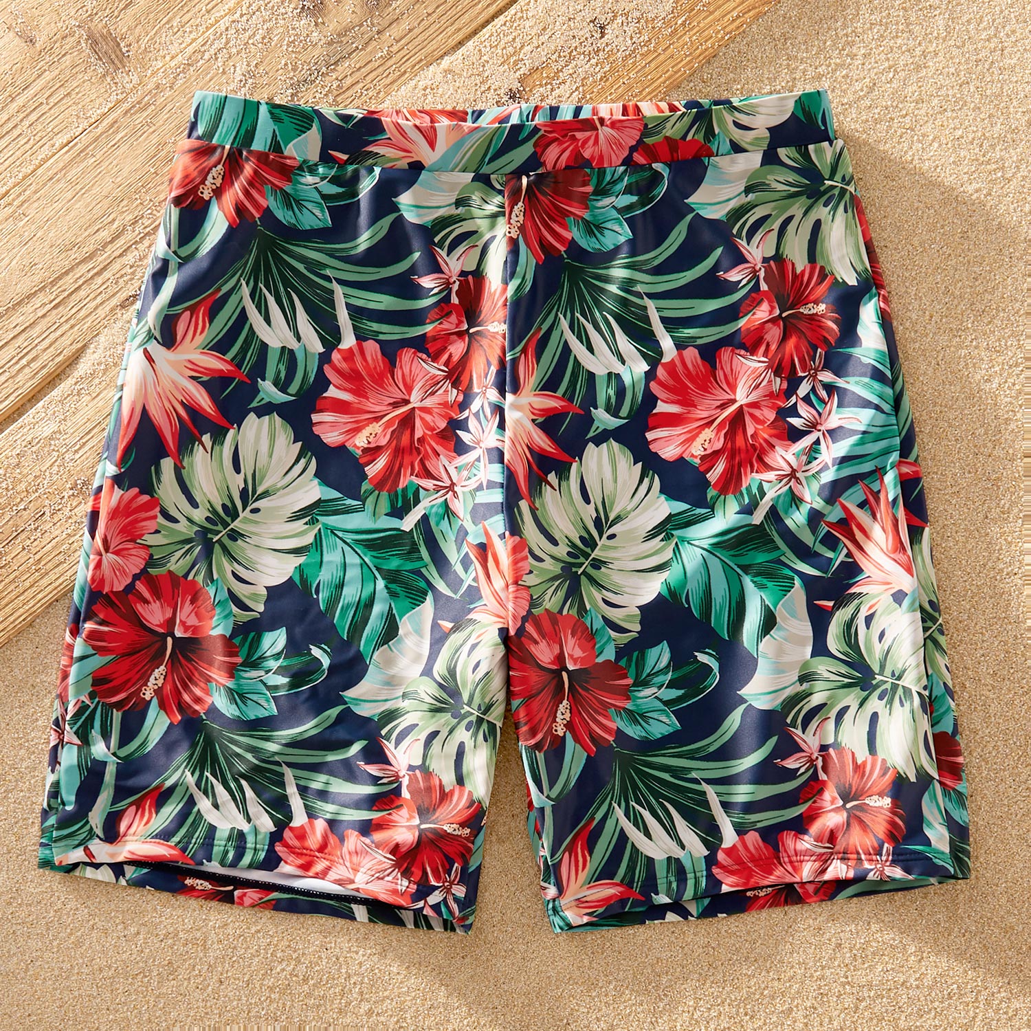 PatPat New Summer Ruffle-Sleeve Floral Print Matching Swimsuits Family Look Children&#39;s Clothing Swimwear Women&#39;s Swimsuit