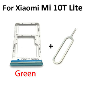 New For Xiaomi Redmi K20 K20 Pro For Xiaomi Mi 9T SIM Card Tray Slot Holder For Xiaomi Mi 10 Mi10 Pro 10T Lite Poco X3