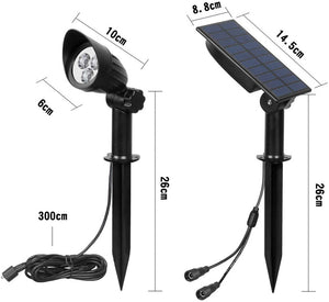 T-SUN Solar Garden Light 3000K/6000K IP65 Solar Power Light Outdoor Solar Lamp Solar Wall Light For Garden Decor Solar Spotlight