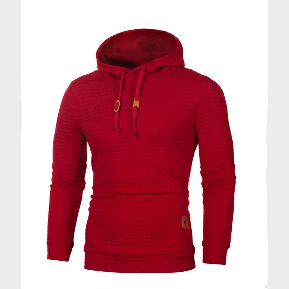 Men&#39;s Hoodies Slim Hooded Sweatshirts Mens Pullover Male Casual Sportswear Streetwear Clothing
