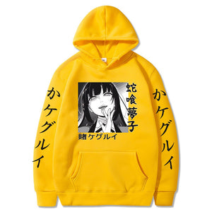 Kakegurui Hoodies Cosplay Casual Yumeko Jabami Hoodies Men Harajuku Anime Hoodie Hooded Clothes