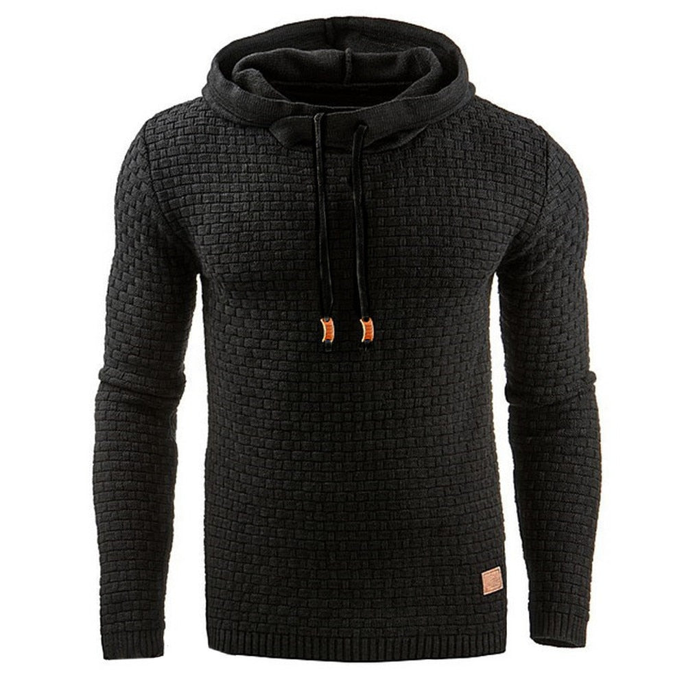 Men&#39;s Hoodies Slim Hooded Sweatshirts Mens Pullover Male Casual Sportswear Streetwear Clothing