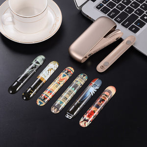12 Colors New Design Replaceable Magnetic Caps For IQOS 3.0 Outer Cases Vape Side Cover For IQOS 3 Door Case