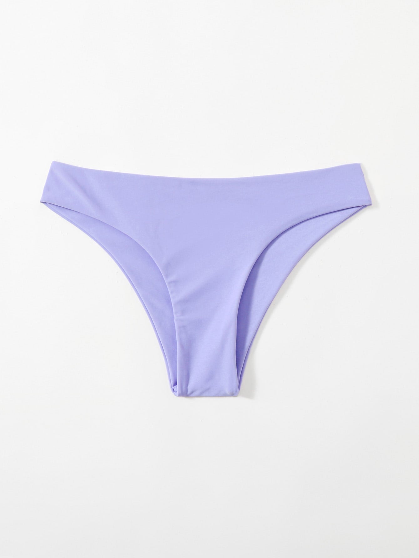 ZTVitality Solid Nylon Sexy Bikini Women's Swimsuit 2021 New Arrival Mid Waist Separate Swimwear Summer Brazilian Bikinis Bottom