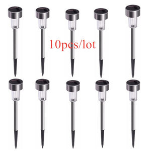 LED Cold White/Warm white Solar lamp Outdoor Solar Powered Pathway Lights  Landscape Light For Lawn/Patio/Yard/Walkway/Driveway