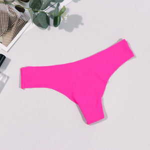 Hot Silk Sexy Women Thongs G String Seamless Panties Low-Rise Ladies T-back Comfortable Lingerie for Female Underwear