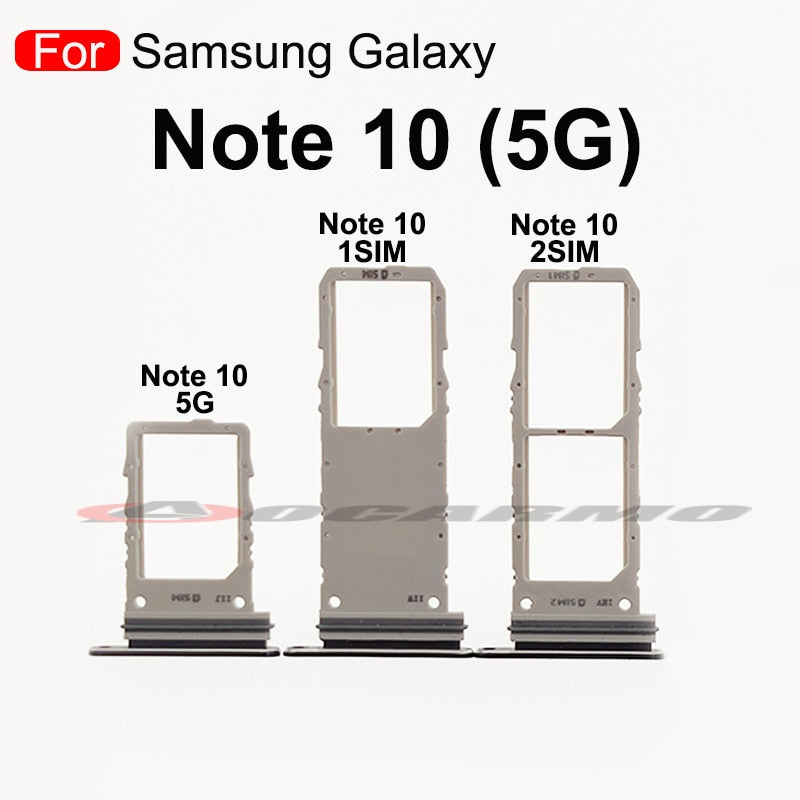 Sim Card Socket Slot Tray Reader Holder Micro SD Adapter For Samsung Galaxy Note 10 Plus 5G 10+ N970 N975 SIM Tray Replacement