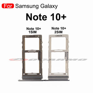 Sim Card Socket Slot Tray Reader Holder Micro SD Adapter For Samsung Galaxy Note 10 Plus 5G 10+ N970 N975 SIM Tray Replacement