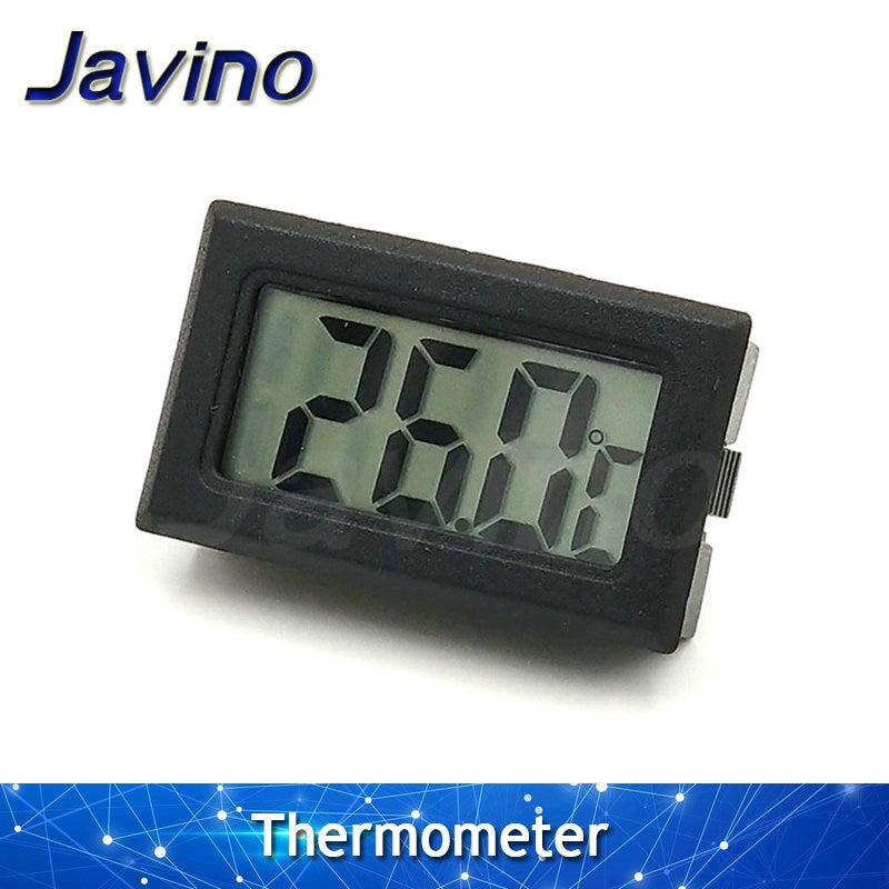 Mini LCD digital thermometer used for freezer temperature - 50-110℃ refrigerator thermometer indoor and outdoor waterproof probe