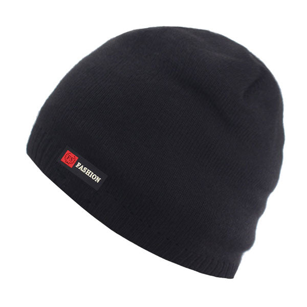 Skullies Beanies Men Winter Hat Women Knitted Hats For Men Cap Winter Beanie Hat Gorro Thick Warm Brimless Fur Bonnet Men&#39;s Cap