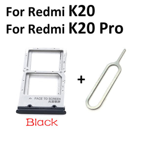 New For Xiaomi Redmi K20 K20 Pro For Xiaomi Mi 9T SIM Card Tray Slot Holder For Xiaomi Mi 10 Mi10 Pro 10T Lite Poco X3