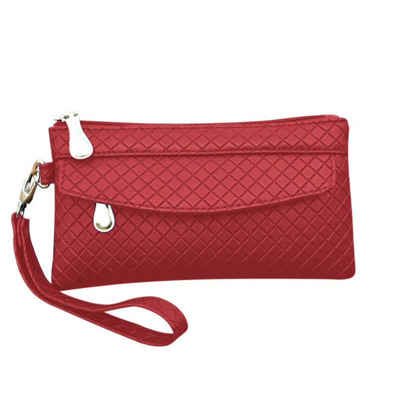 New Fashion Pu Leather Women Wallet Clutch Women&#39;s Purse Best Phone Wallet Female Case Phone Pocket Purse Coin Bag