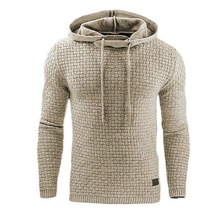 Men&#39;s Hoodies Slim Hooded Sweatshirts Mens Pullover Male Casual Sportswear Streetwear Clothing