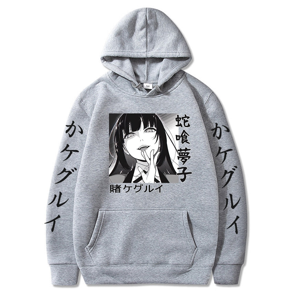 Kakegurui Hoodies Cosplay Casual Yumeko Jabami Hoodies Men Harajuku Anime Hoodie Hooded Clothes
