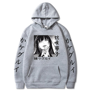 Kakegurui Hoodies Cosplay Casual Yumeko Jabami Hoodies Men Harajuku Anime Hoodie Hooded Clothes