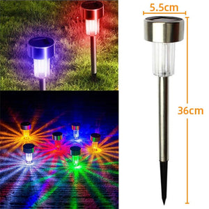 Lawn Light Led Garden Lamp Solar Garden Light Stainless Waterproof  Steel Solar Lamp for Garden Lights Outdoor Path Light