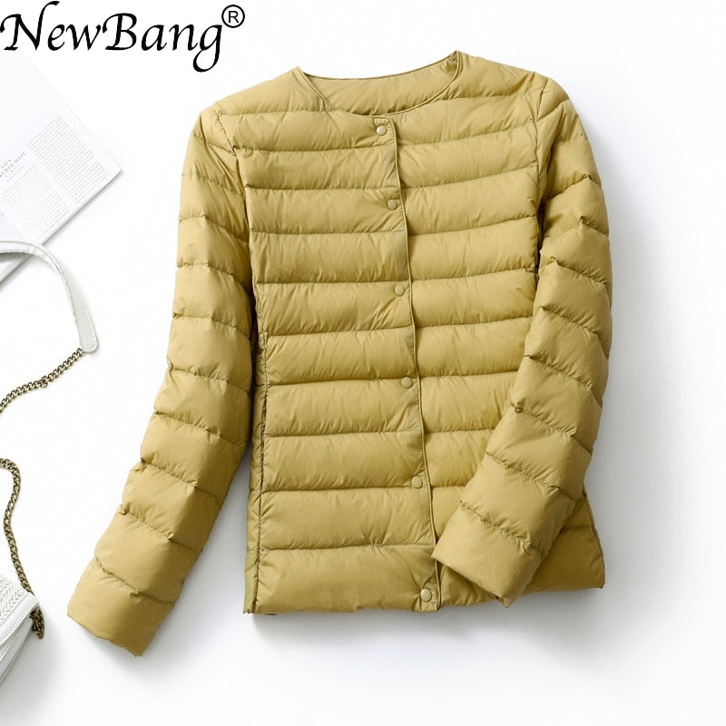 NewBang Ultra Light Duck Down Women Matt Fabric Lightweight Coat Warm Female Windbreaker Parka  Women's Down Jackets Plus Coats