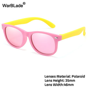 WarBlade New Kids Polarized Sunglasses TR90 Boys Girls Sun Glasses Silicone Safety  Glasses Gift For Children Baby UV400 Eyewear