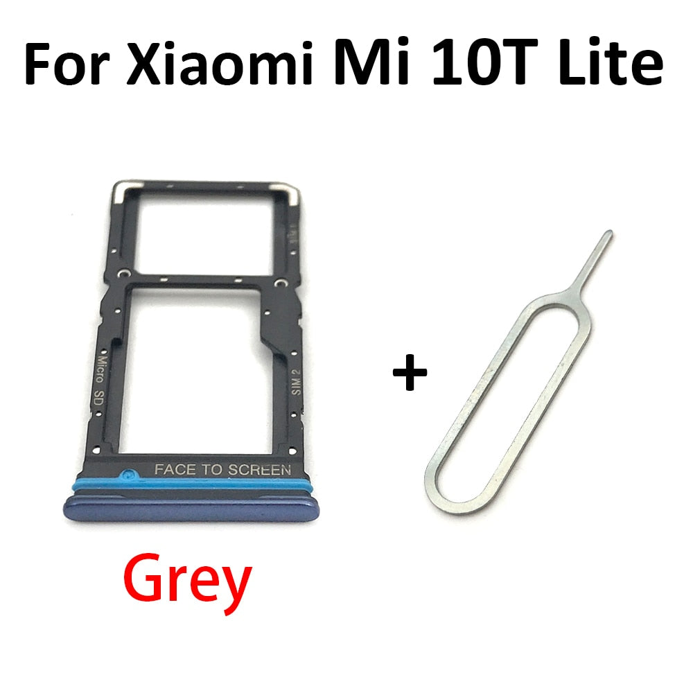New For Xiaomi Redmi K20 K20 Pro For Xiaomi Mi 9T SIM Card Tray Slot Holder For Xiaomi Mi 10 Mi10 Pro 10T Lite Poco X3