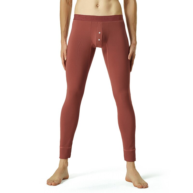 New Mens Thermal Underwear Bottoms Autumn Winter Men’s Leggings Keep Warm Trousers Mens Tight Underwear Long Johns Sleep