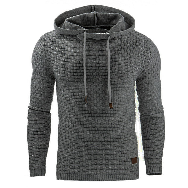 Men&#39;s Hoodies Slim Hooded Sweatshirts Mens Pullover Male Casual Sportswear Streetwear Clothing