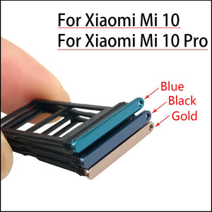 New For Xiaomi Redmi K20 K20 Pro For Xiaomi Mi 9T SIM Card Tray Slot Holder For Xiaomi Mi 10 Mi10 Pro 10T Lite Poco X3