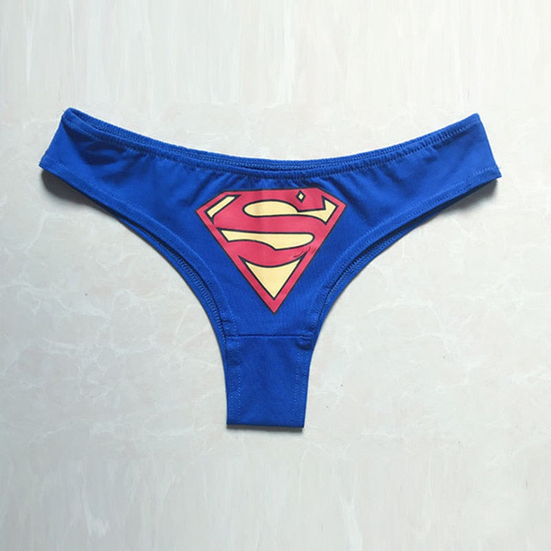 Anime Sexy Lovely Men Women's Superhero Multicolor Options Cartoon elastic Underwear Panties high quality Lingerie