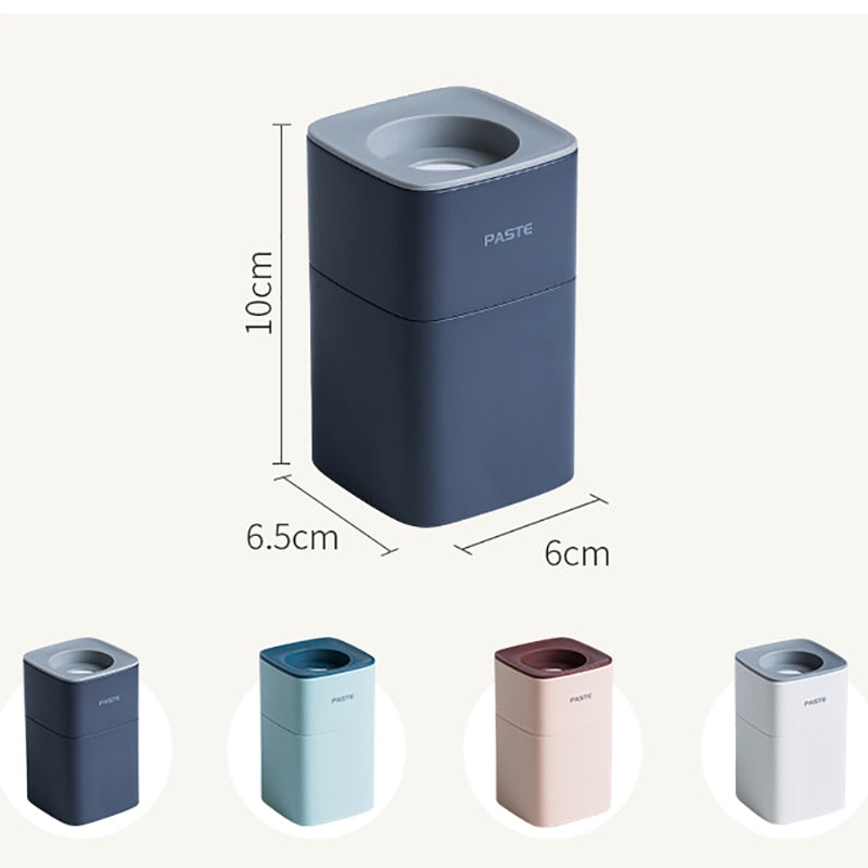 1Pc Automatic Toothpaste Dispenser Household Toothbrush Holder Toothpaste Squeezer Wall Mount Stand Rack Bathroom Accessories