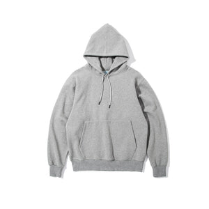 INFLATION Solid Color Fleece Hoodies Men Winter Thick Warm Hooded Sweatshirts Unisex Blank Pullovers