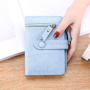High Quality Women&#39;s Wallet Short Women Coin Purse Wallet Ladies Card Holder Small Hasp Money Bag Clutch Carteira кошелек