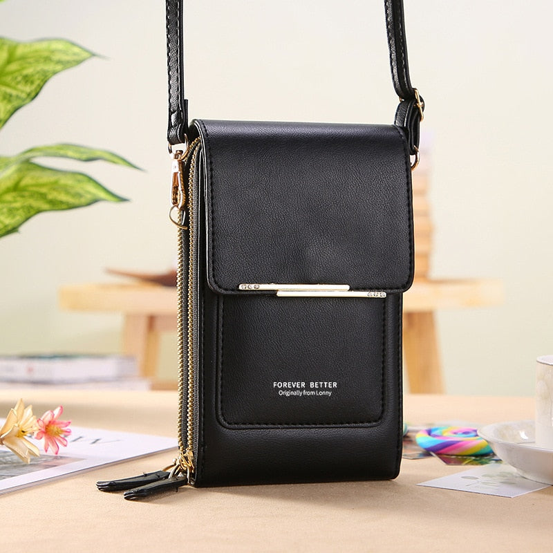 Buylor Women&#39;s Bag 2023 Trend Handbags Soft Leather Small Wallets Touch Screen Cell Phone Purse Fashion Crossbody Shoulder Bags