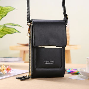 Buylor Women&#39;s Bag 2023 Trend Handbags Soft Leather Small Wallets Touch Screen Cell Phone Purse Fashion Crossbody Shoulder Bags