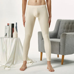 New Mens Thermal Underwear Bottoms Autumn Winter Men’s Leggings Keep Warm Trousers Mens Tight Underwear Long Johns Sleep