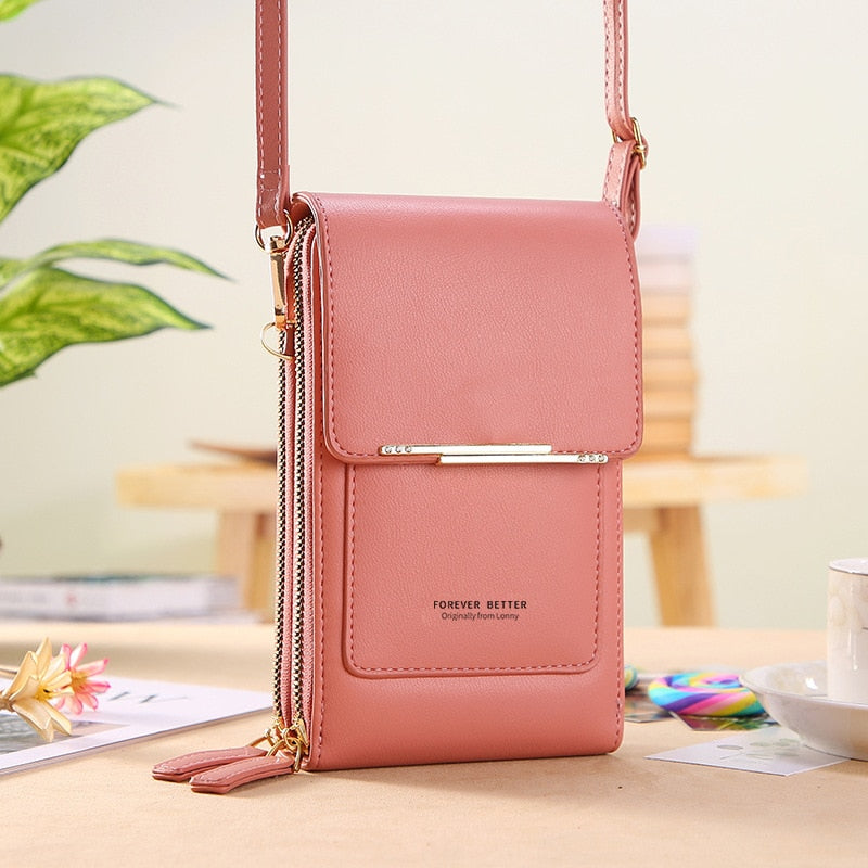 Buylor Women&#39;s Bag 2023 Trend Handbags Soft Leather Small Wallets Touch Screen Cell Phone Purse Fashion Crossbody Shoulder Bags