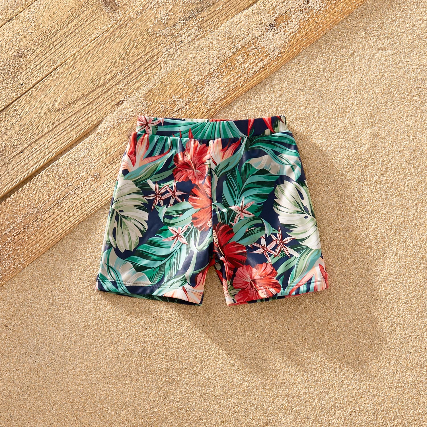 PatPat New Summer Ruffle-Sleeve Floral Print Matching Swimsuits Family Look Children&#39;s Clothing Swimwear Women&#39;s Swimsuit