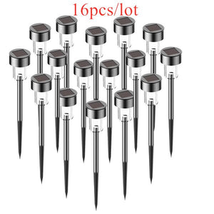 LED Cold White/Warm white Solar lamp Outdoor Solar Powered Pathway Lights  Landscape Light For Lawn/Patio/Yard/Walkway/Driveway