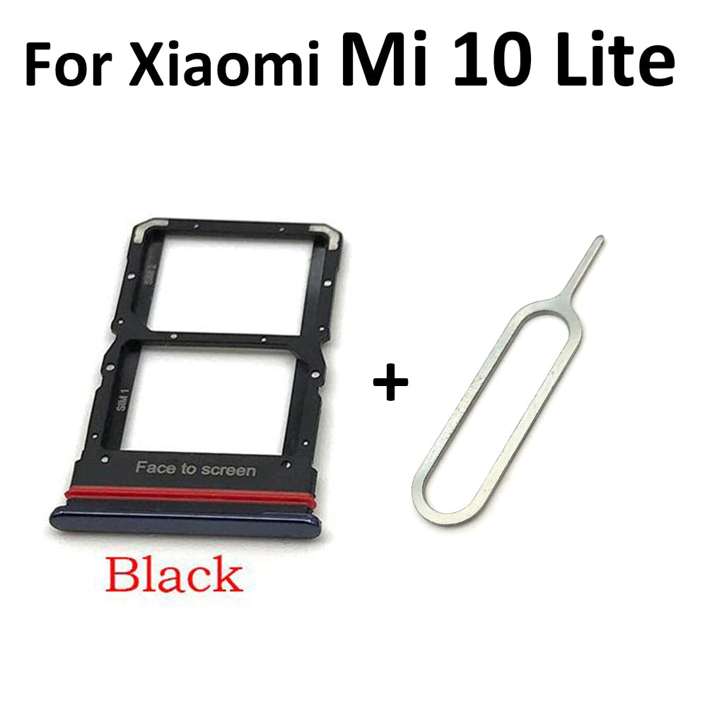 New For Xiaomi Redmi K20 K20 Pro For Xiaomi Mi 9T SIM Card Tray Slot Holder For Xiaomi Mi 10 Mi10 Pro 10T Lite Poco X3