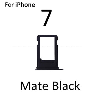 Sim Card Tray For iPhone 7 8 Plus Sim Holder Slot Replacement Parts