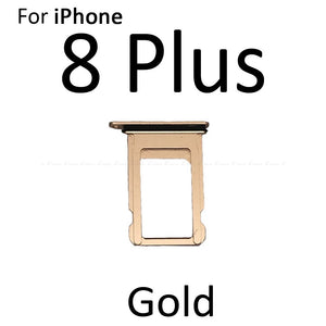 Sim Card Tray For iPhone 7 8 Plus Sim Holder Slot Replacement Parts