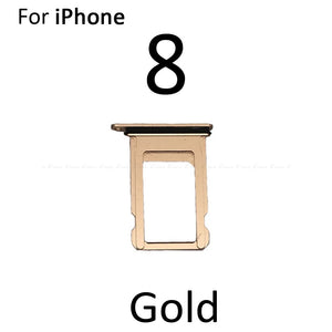 Sim Card Tray For iPhone 7 8 Plus Sim Holder Slot Replacement Parts