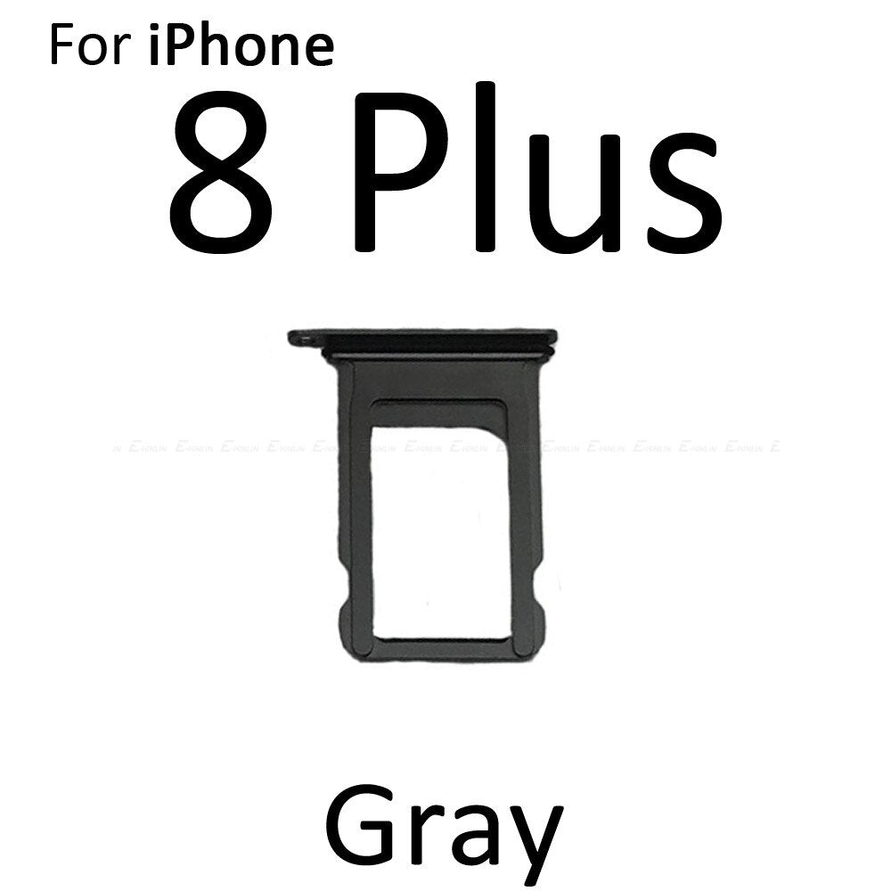 Sim Card Tray For iPhone 7 8 Plus Sim Holder Slot Replacement Parts