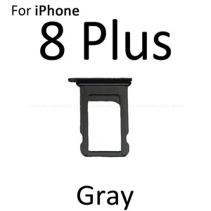 Sim Card Tray For iPhone 7 8 Plus Sim Holder Slot Replacement Parts