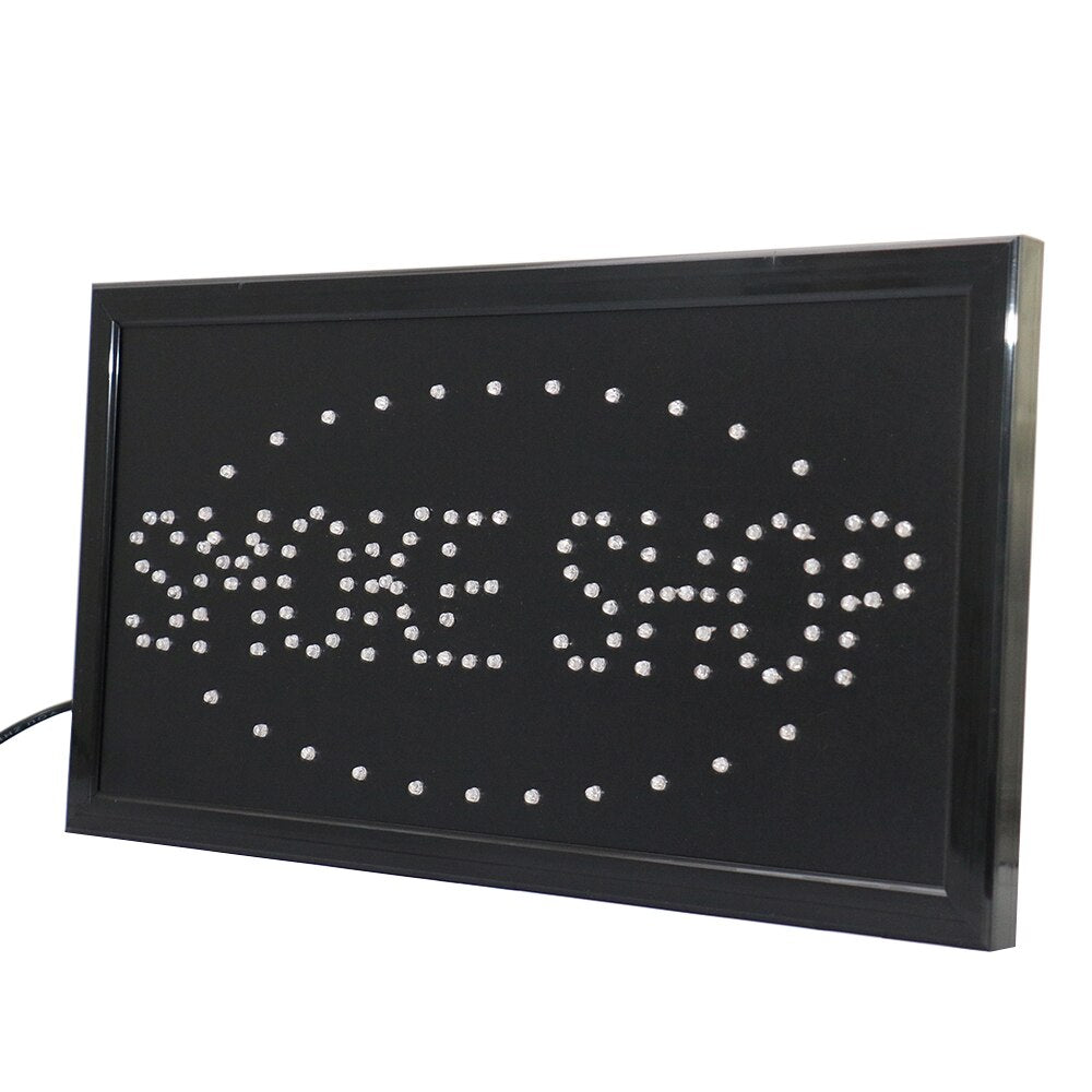 CHENXI Led Neon Smoke Shop Vape Shop Open Store Business Sign Vape E-liquid E-Cigarette Sign Board Advertising Light Indoor.